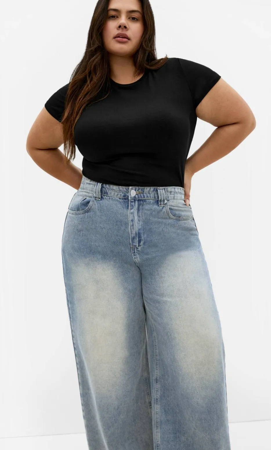 Harley Fit Olivia Relaxed Wide Leg Jean - vintage wash