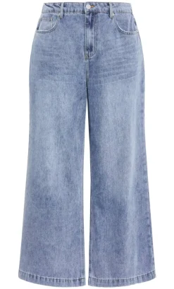 Harley Fit Piper Palazzo Regular Jean - mid wash