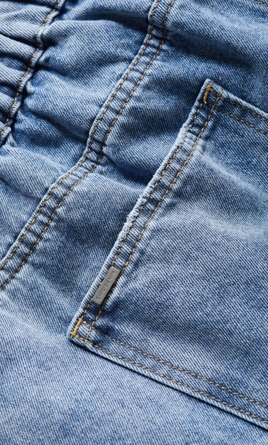 Harley Fit Piper Palazzo Regular Jean - mid wash
