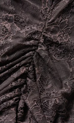 Haze Sleeveless Lace Top - espresso