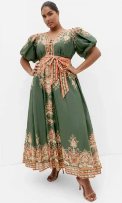 Higher Love Maxi Dress - forest green