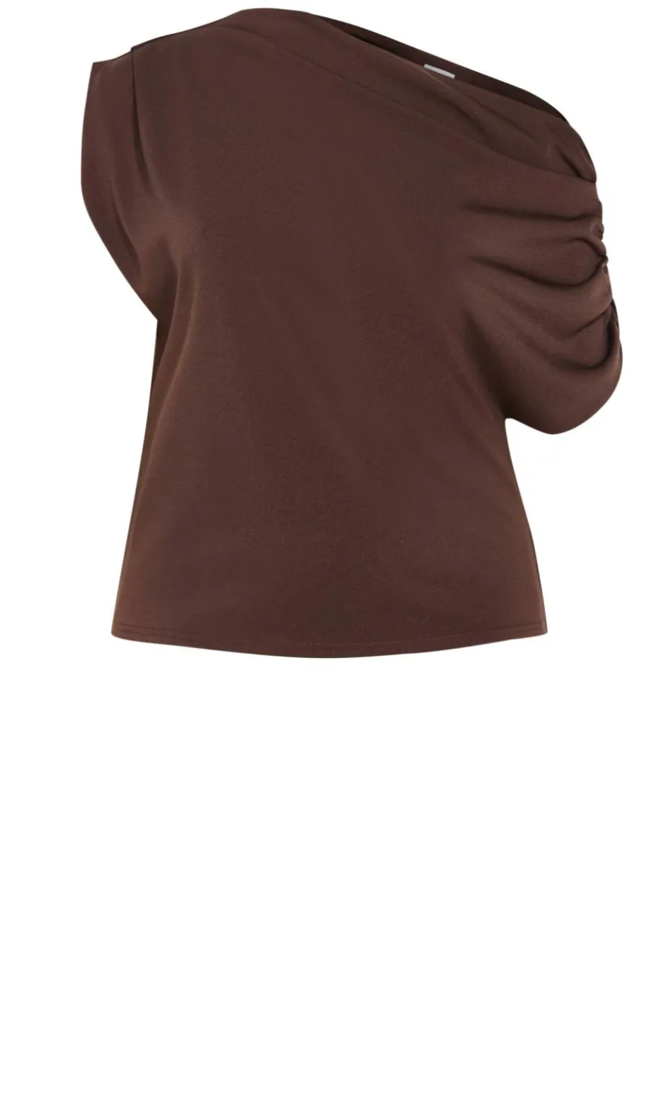 Imani Off Shoulder Top - chocolate