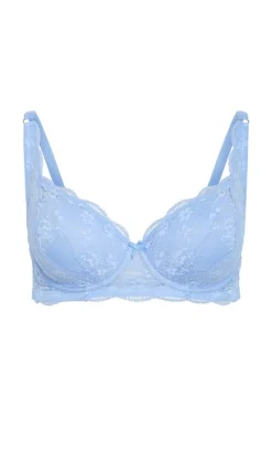 Isadora Uplift Lace Bra - angel blue