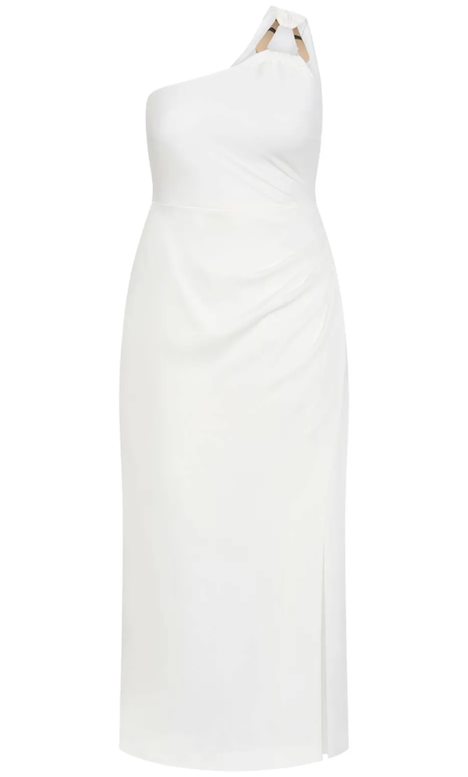Jayne One Shoulder Maxi Dress - ivory