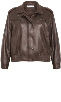 Jorja Bomber Jacket - chocolate