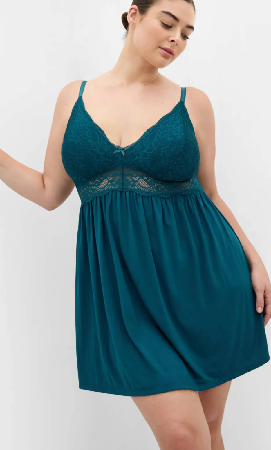 Juliette Chemise - teal