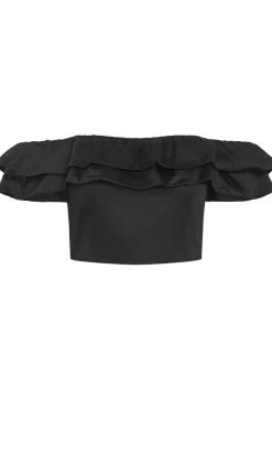 Kaia Crop Top - black