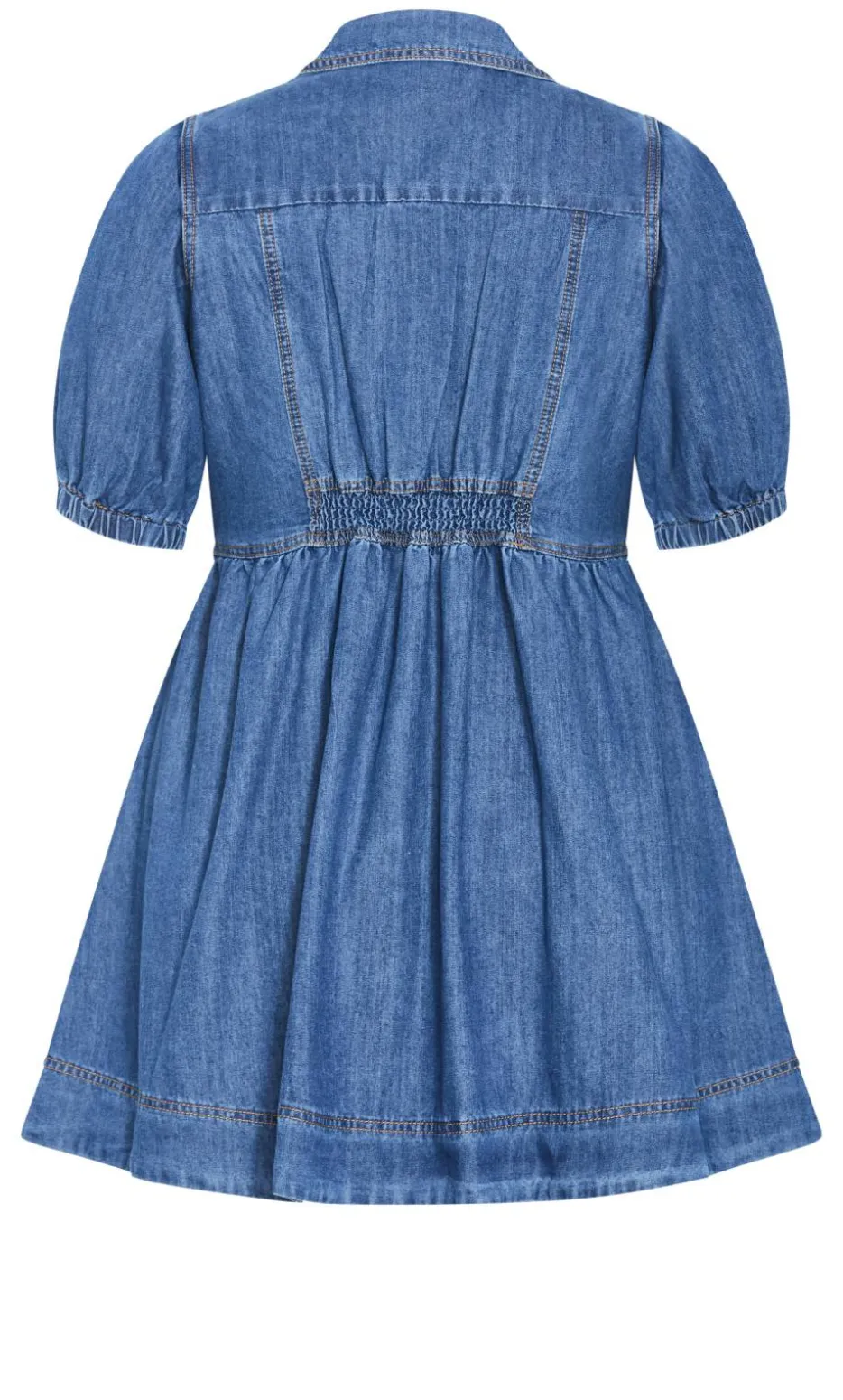 Kai Denim Mini Dress - mid wash