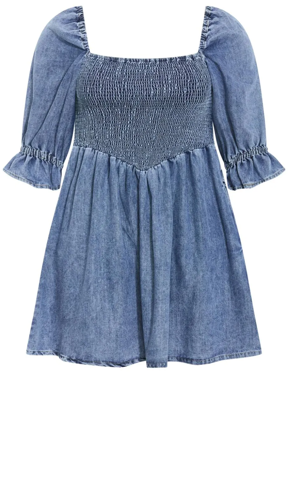 Kaitlyn Denim Mini Dress - light wash