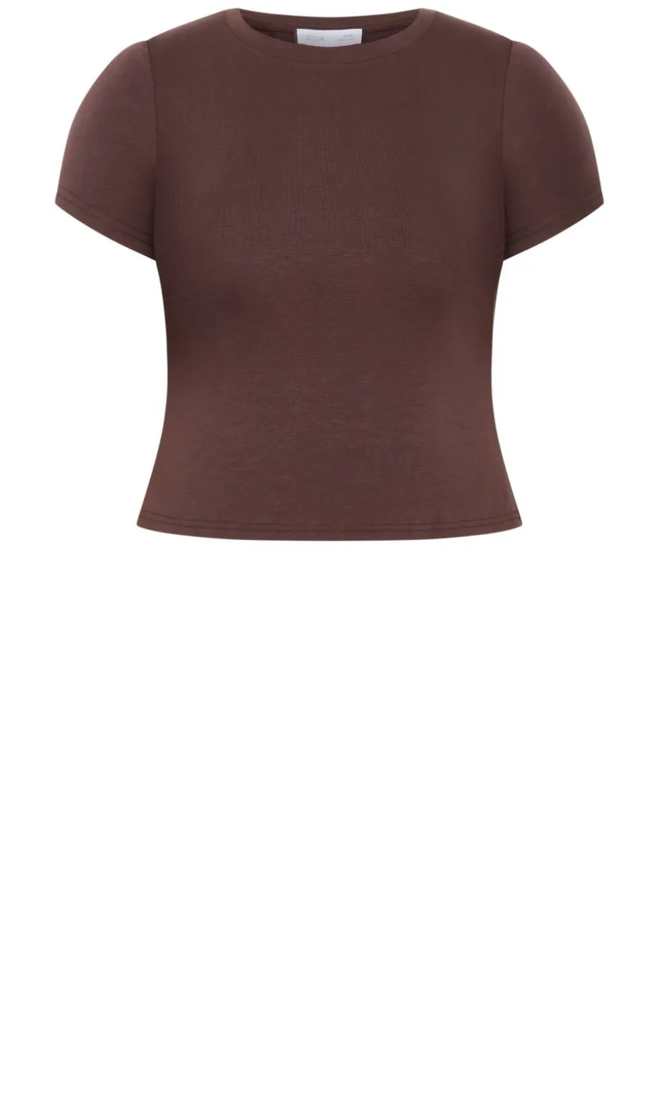 Karla Short Sleeve Tee - chocolate