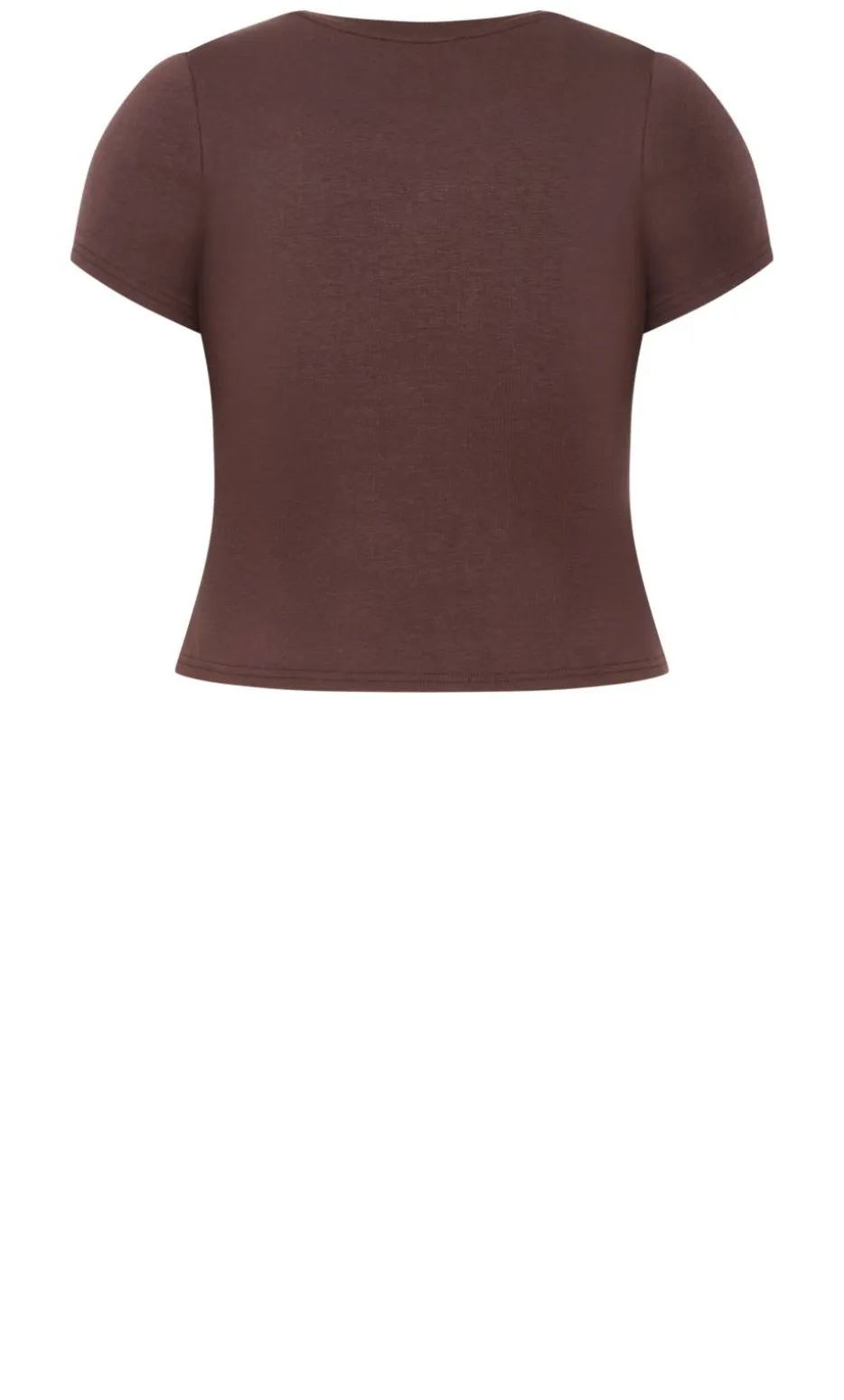 Karla Short Sleeve Tee - chocolate