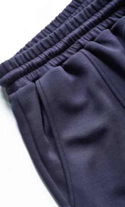 Kay Wide Leg Track Pant - navy