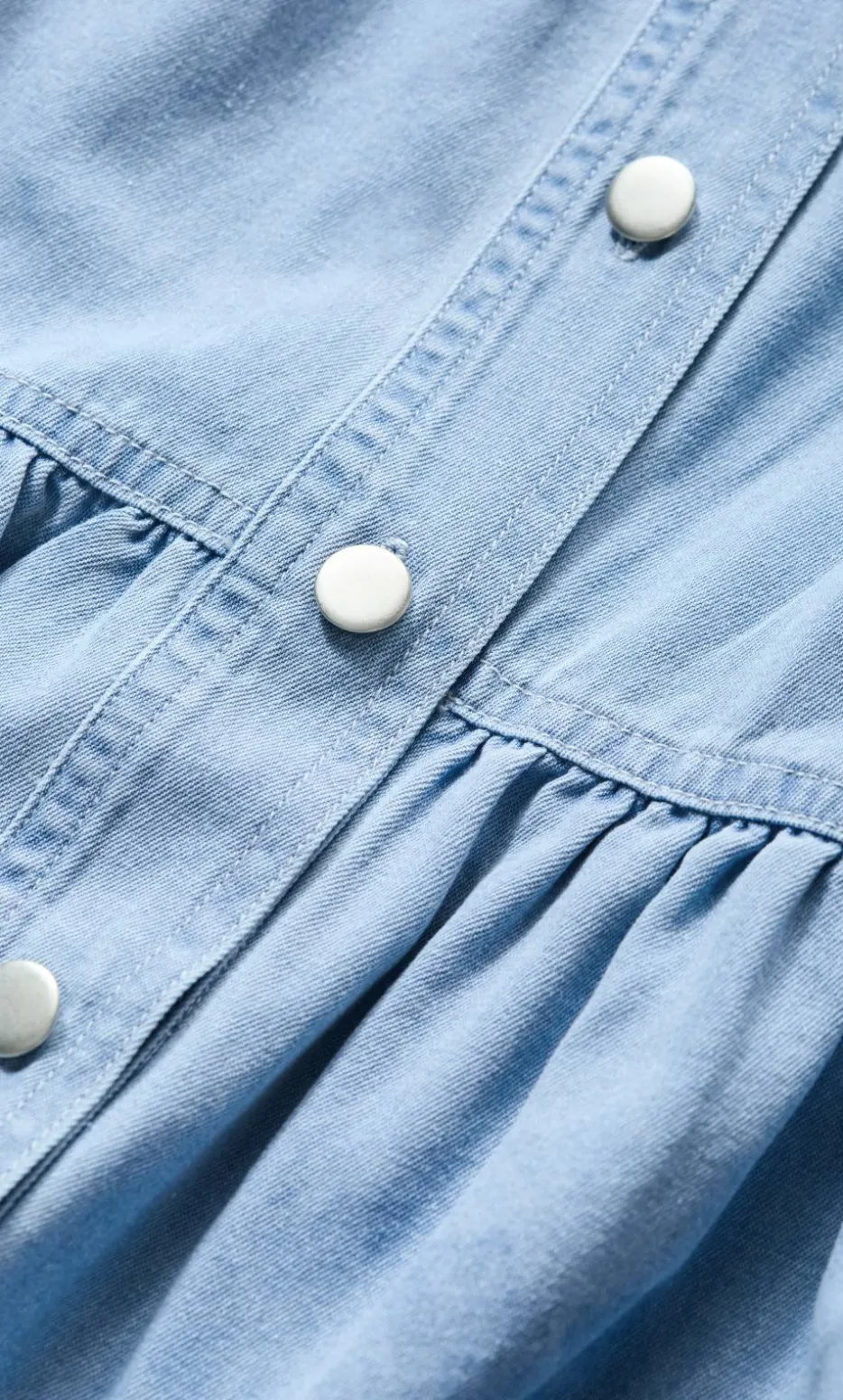 Kelise Denim Mini Dress - light wash