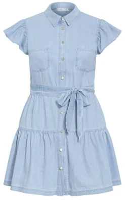 Kelise Denim Mini Dress - light wash