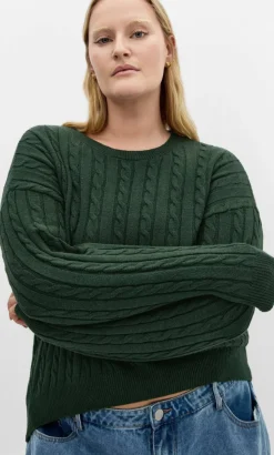 Kenia Crew Neck Knit Jumper - hunter green