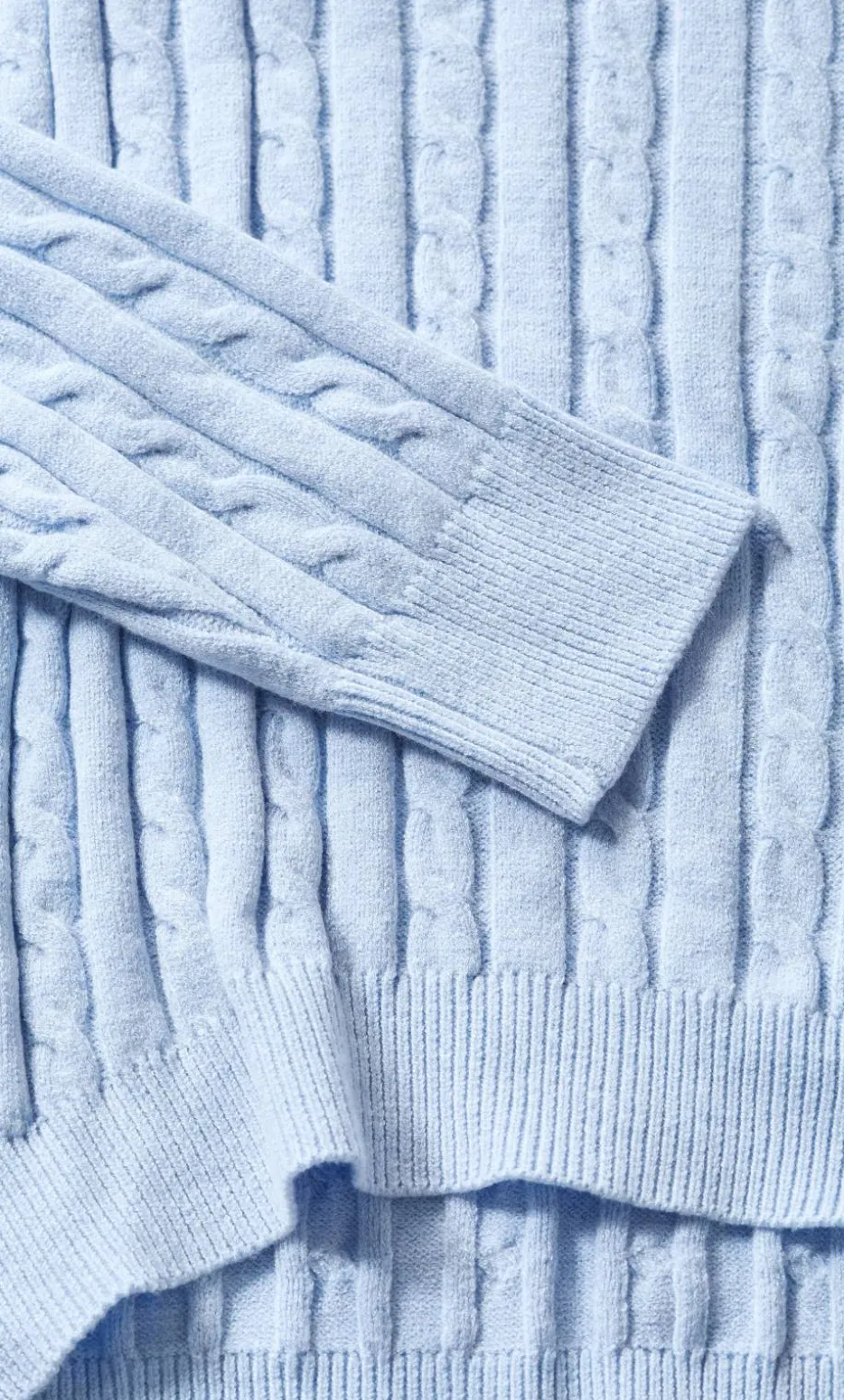 Kenia Crew Neck Knit Jumper - sky blue