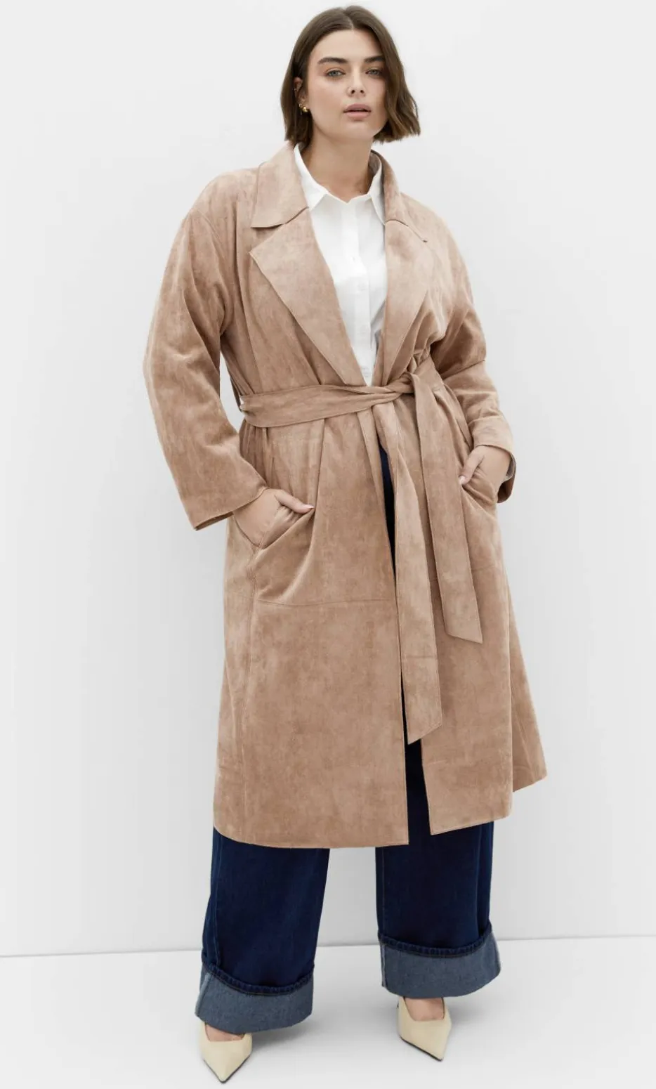 Kiara Longline Trench - caramel