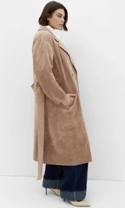 Kiara Longline Trench - caramel