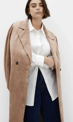 Kiara Longline Trench - caramel
