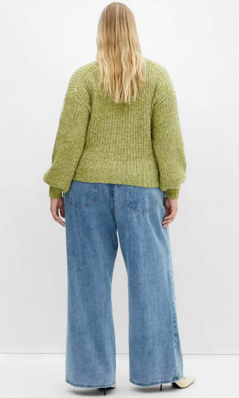 Kiara V Neck Cardigan - matcha