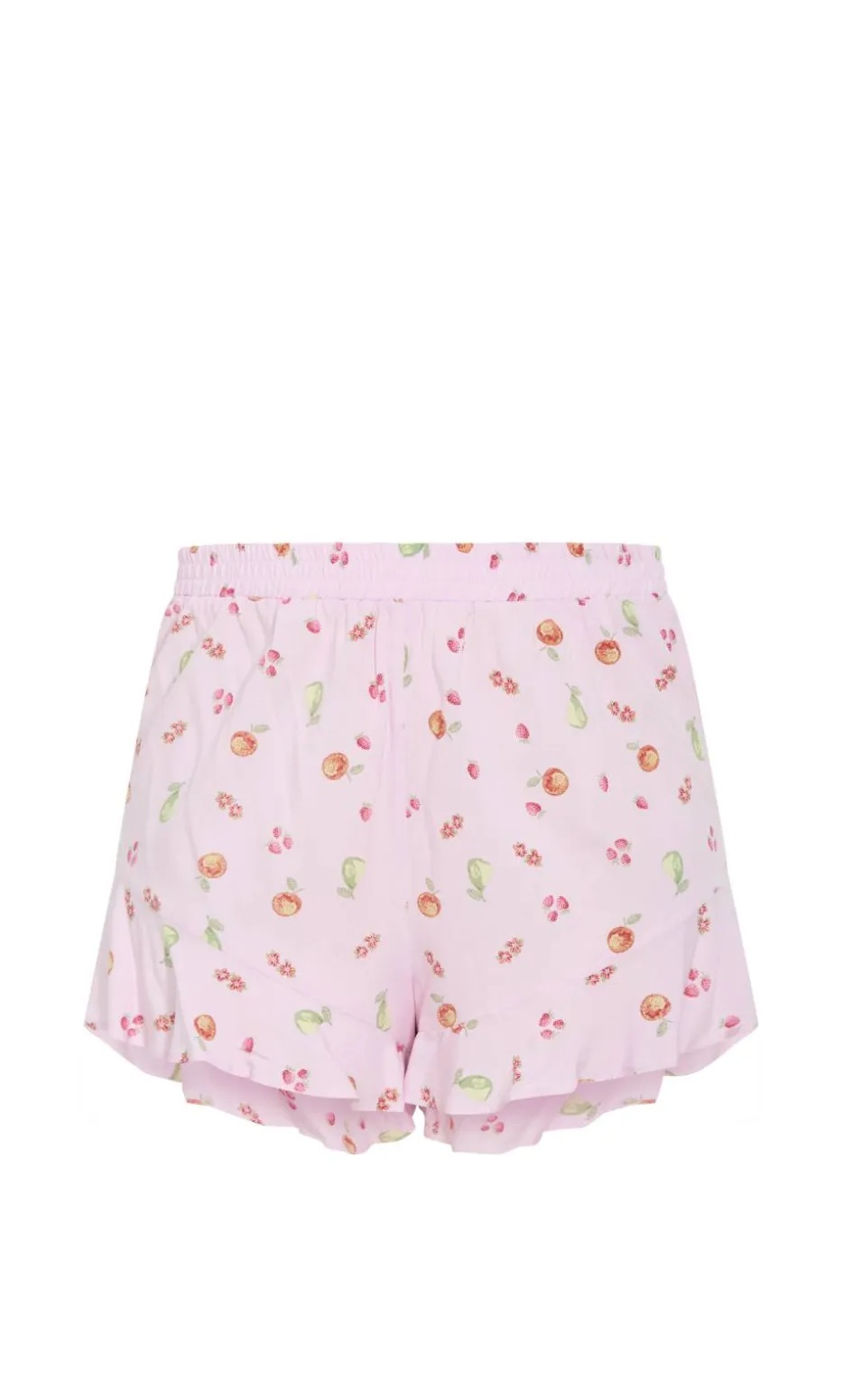 Kitty Berry Print Pyjama Set - baby pink