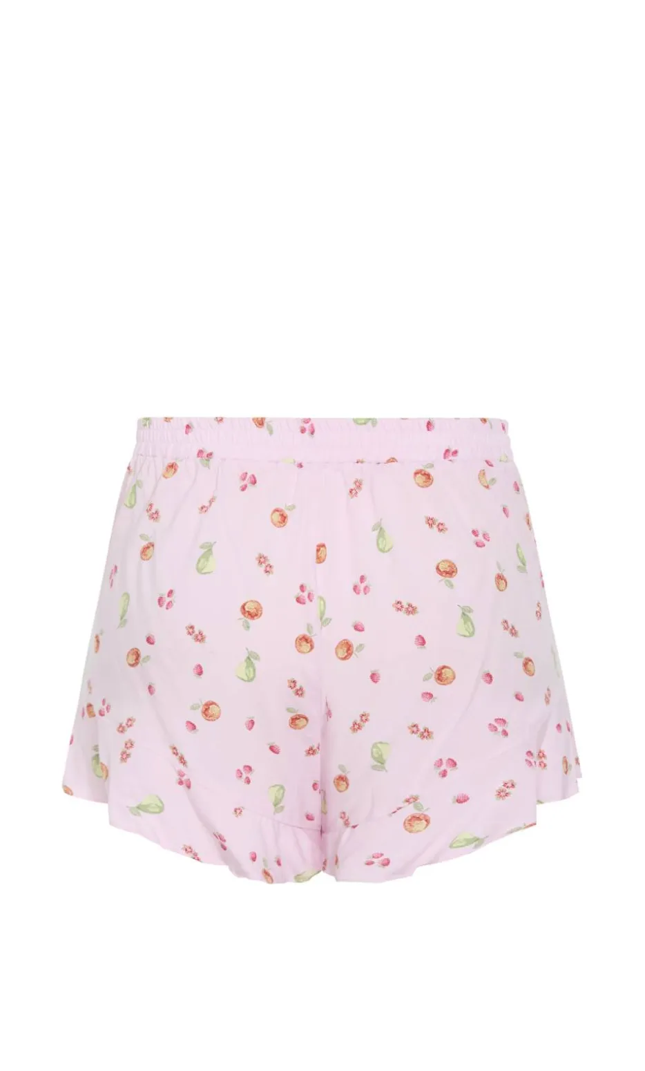 Kitty Berry Print Pyjama Set - baby pink