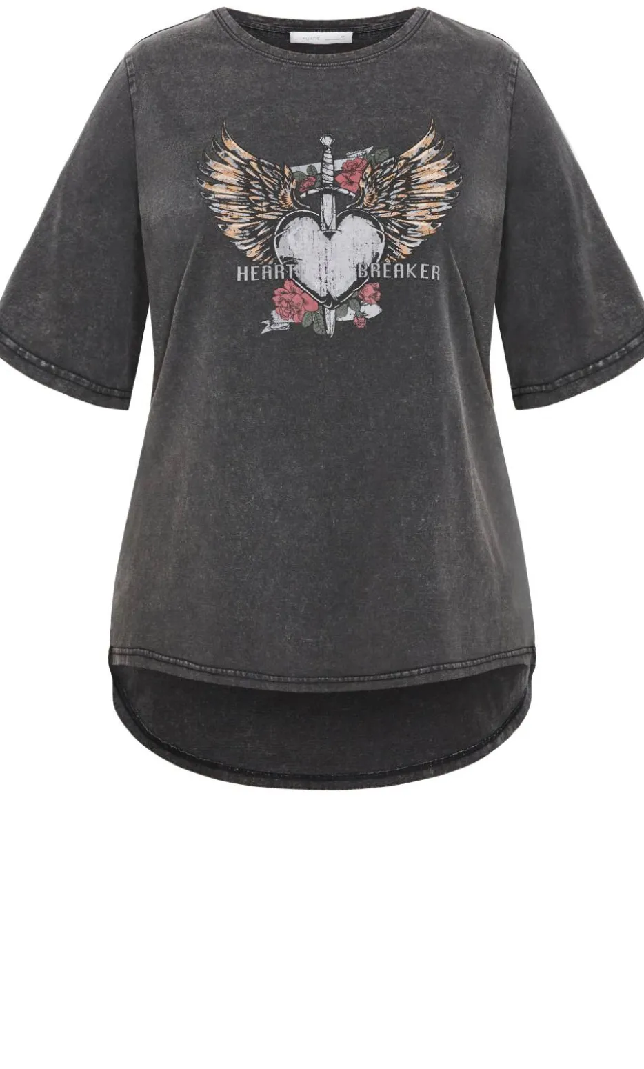 Kyra Cotton Tee - black wash