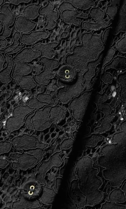 Lani Lace Shirt - black