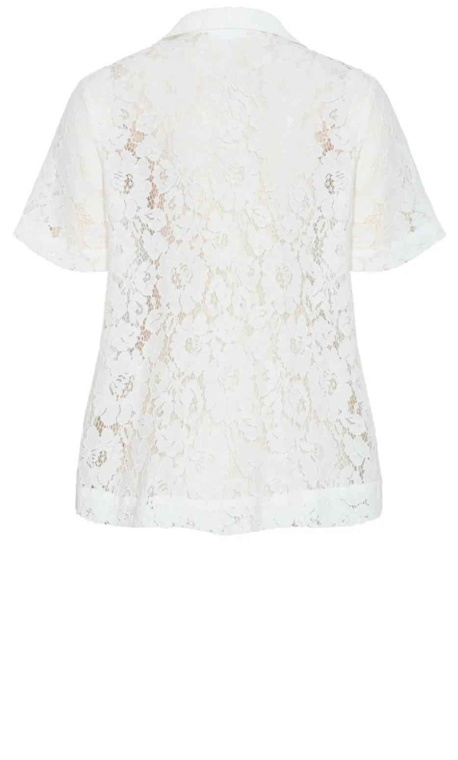 Lani Lace Shirt - ivory