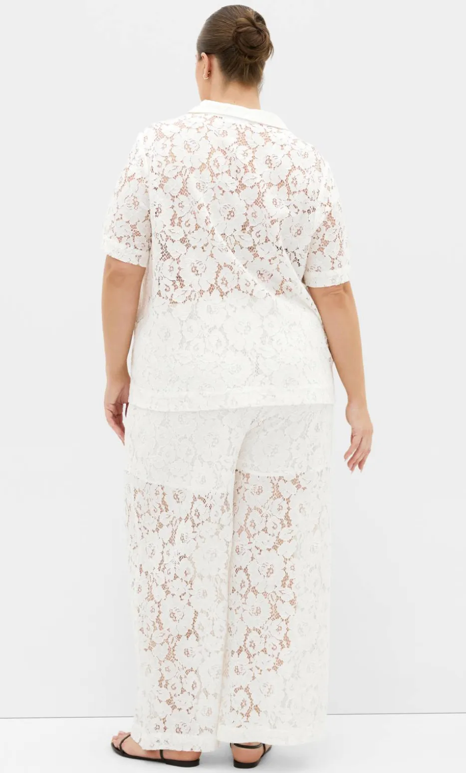 Lani Lace Shirt - ivory
