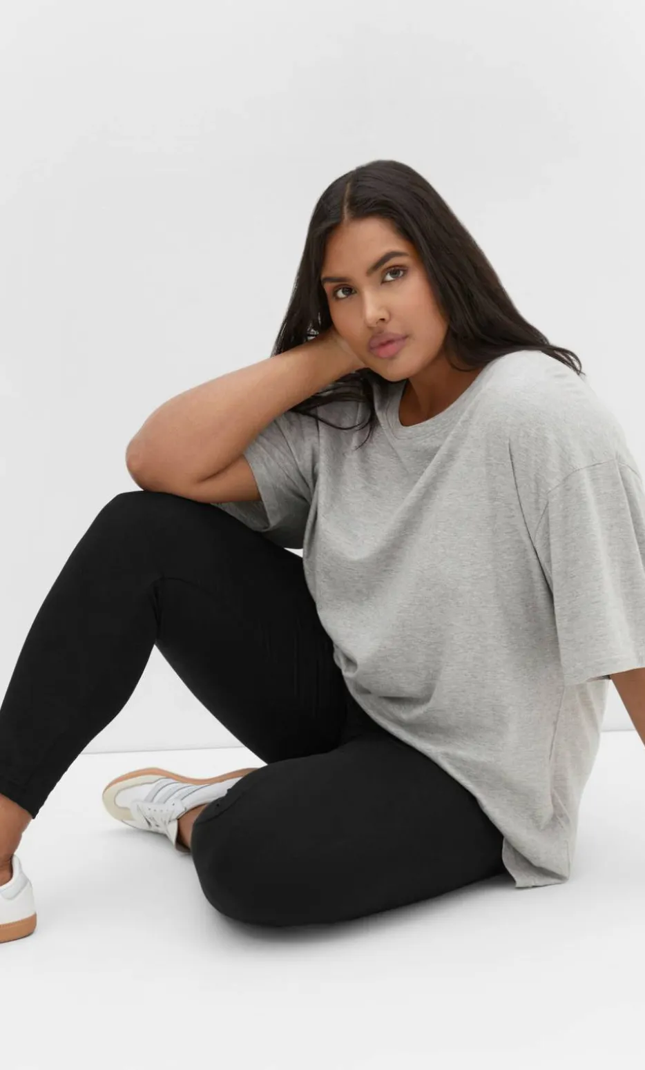 7/8 Length Wide Band Legging - black