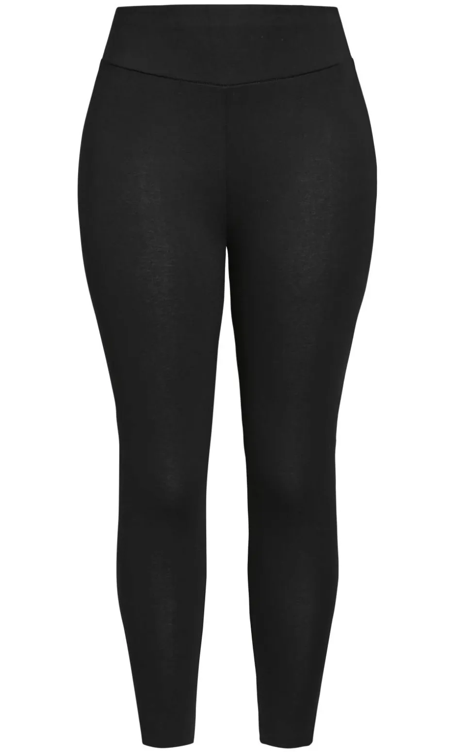 7/8 Length Wide Band Legging - black