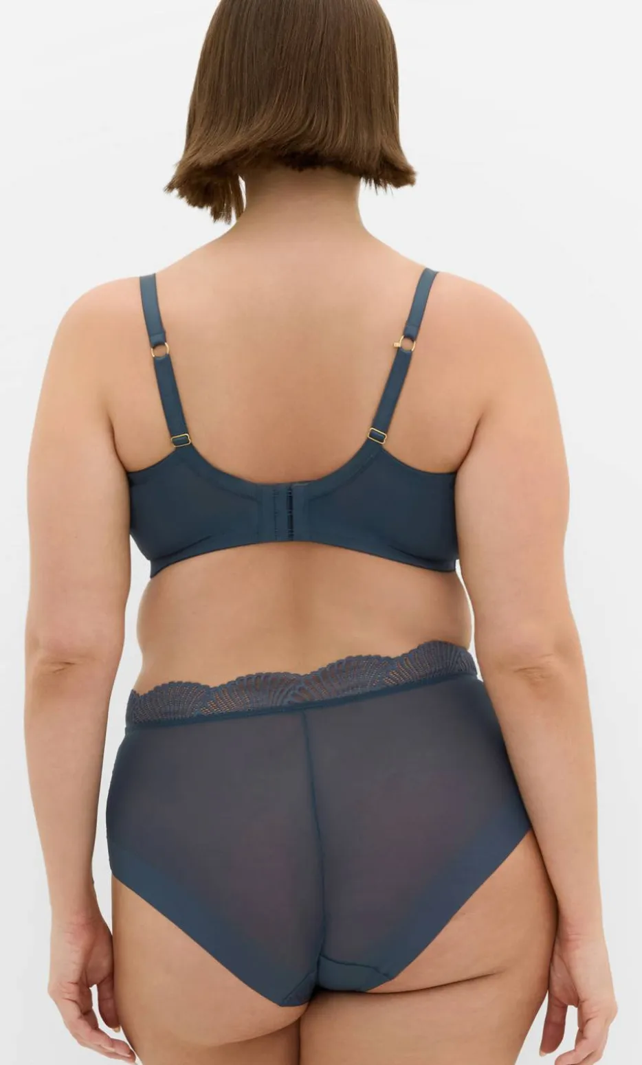 Lia Shorty - charcoal blue