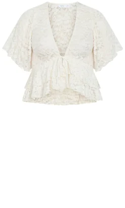 Lily Lace Top - creme