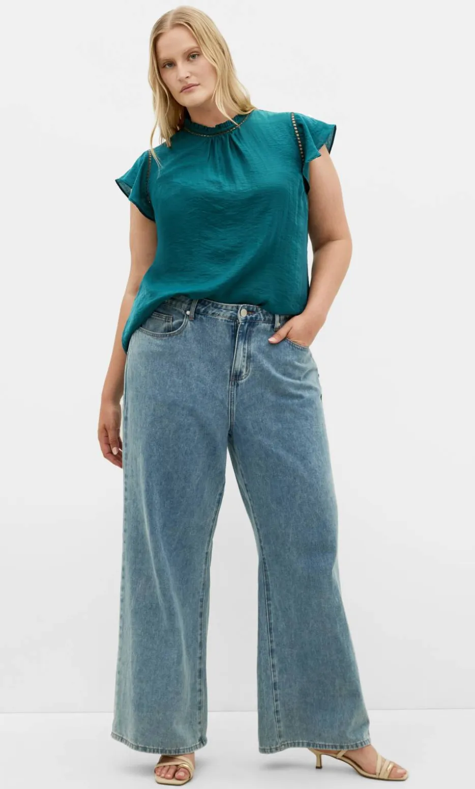 Lorelai Short Sleeve Top - emerald