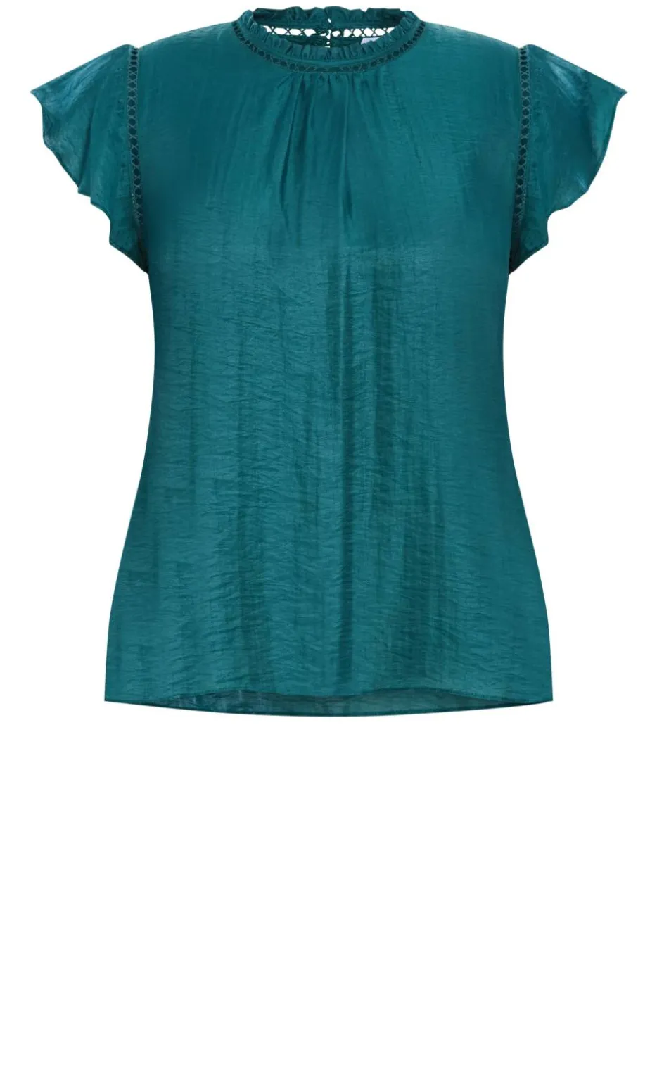 Lorelai Short Sleeve Top - emerald