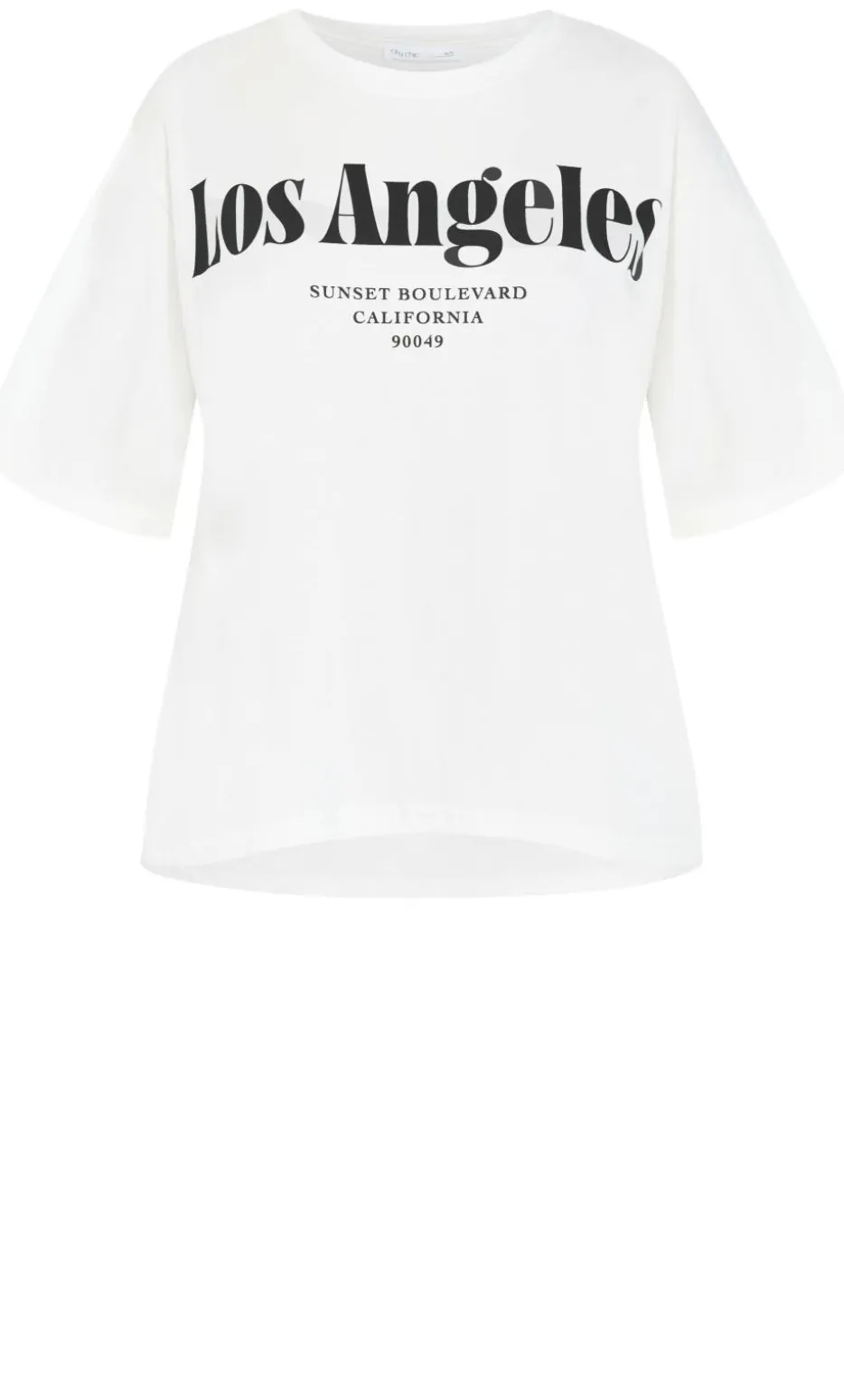 Los Angeles Cotton Tee - ivory