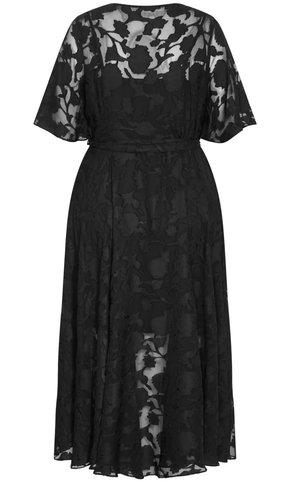 Love Wrap Maxi Dress - black