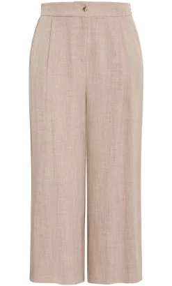 Luci Wide Leg Pant - latte