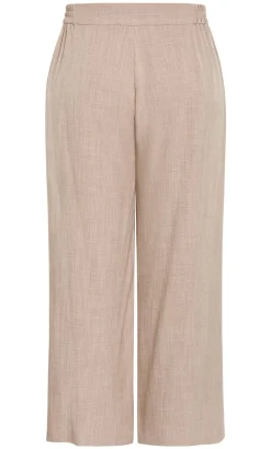 Luci Wide Leg Pant - latte