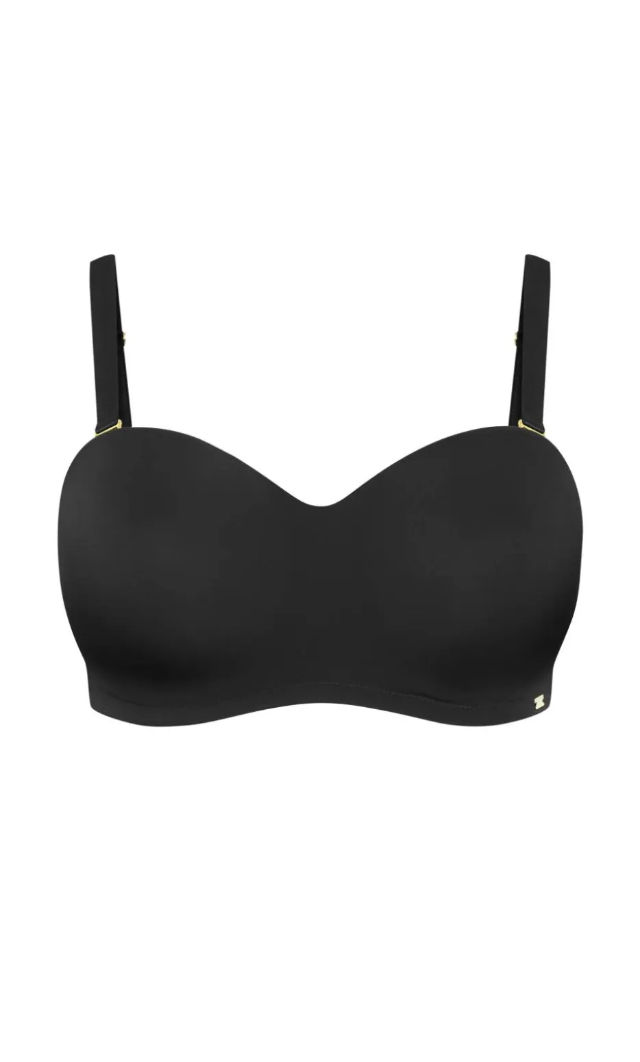 Luxe Bandeau Bra - black