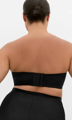 Luxe Bandeau Bra - black