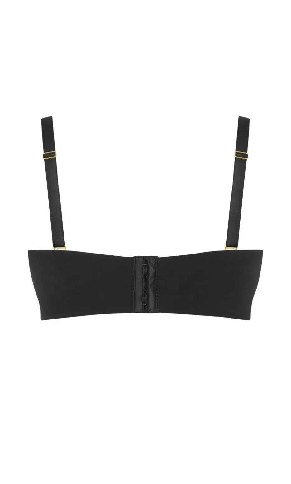 Luxe Bandeau Bra - black