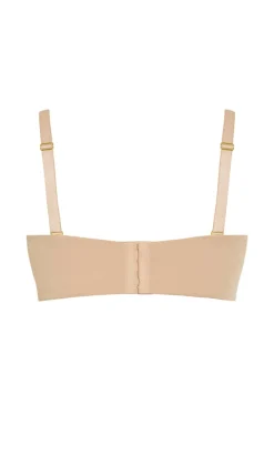 Luxe Bandeau Bra - cafe