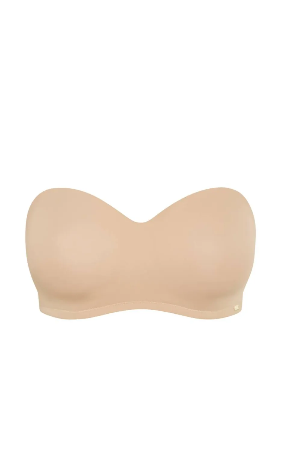 Luxe Bandeau Bra - cafe