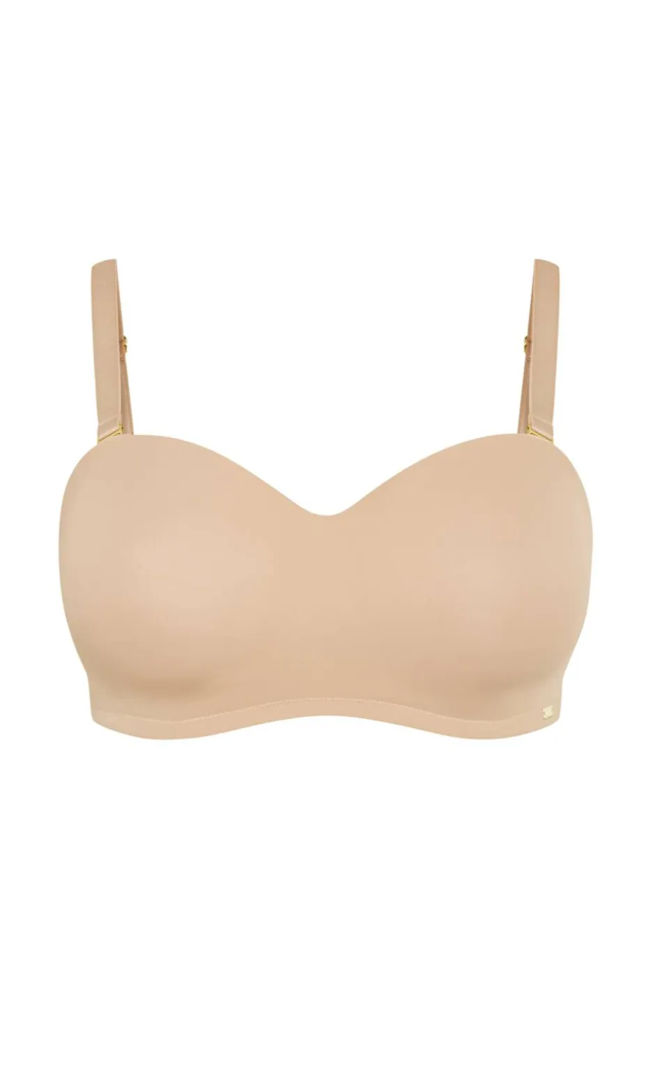 Luxe Bandeau Bra - cafe