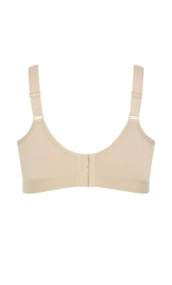 Luxe Cotton Wireless Bra - latte