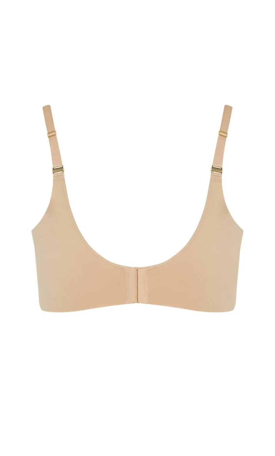 Luxe Microfibre Plunge T-Shirt Bra - cafe