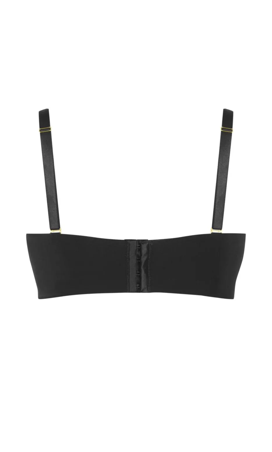 Luxe Microfibre Strapless Bra - black