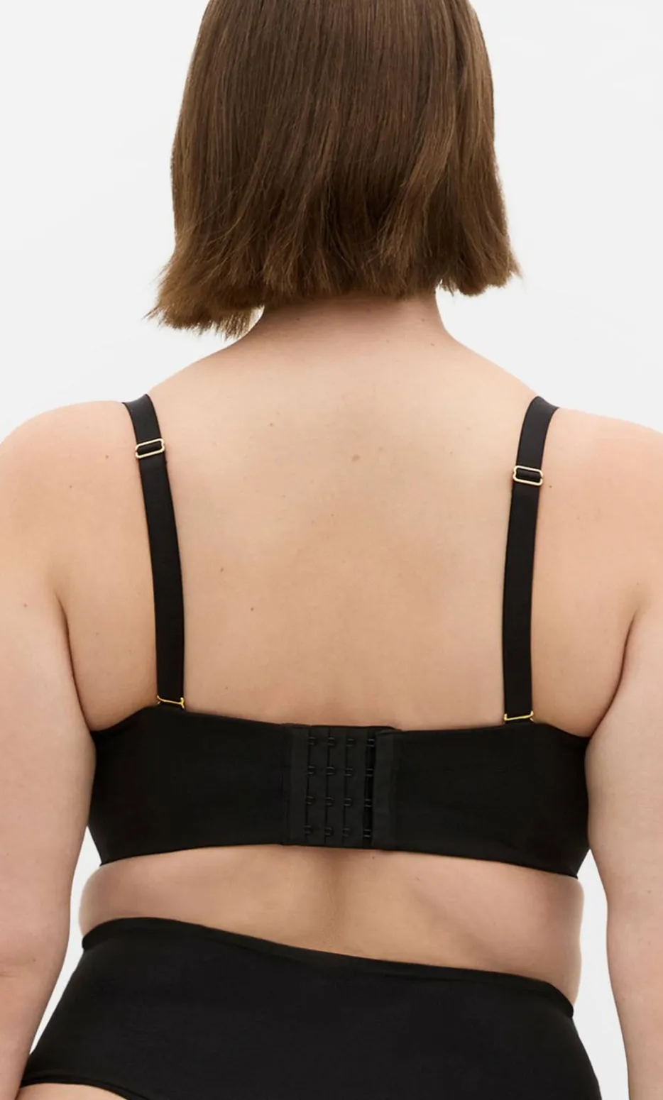 Luxe Microfibre Strapless Bra - black